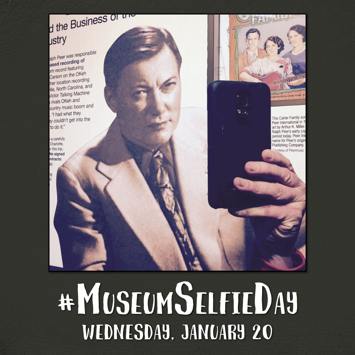 Museum Selfie Day Wednesday, Jan. 20