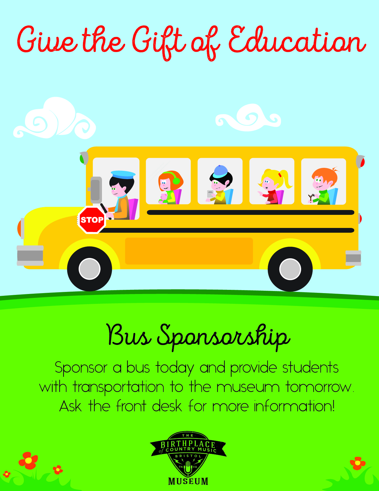Sponsor a School Bus for Museum Field Trips