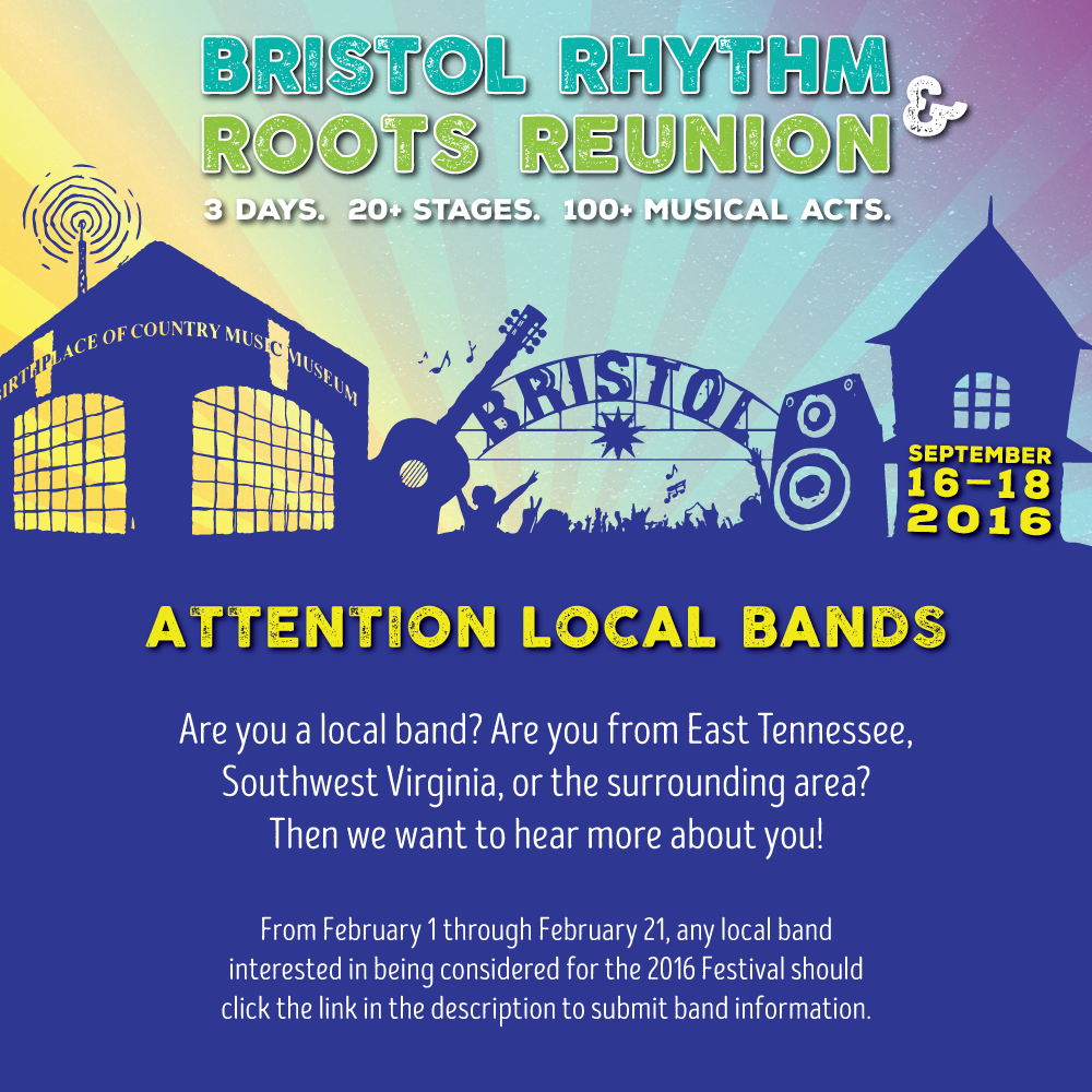 Bristol Rhythm Call for Local Artists