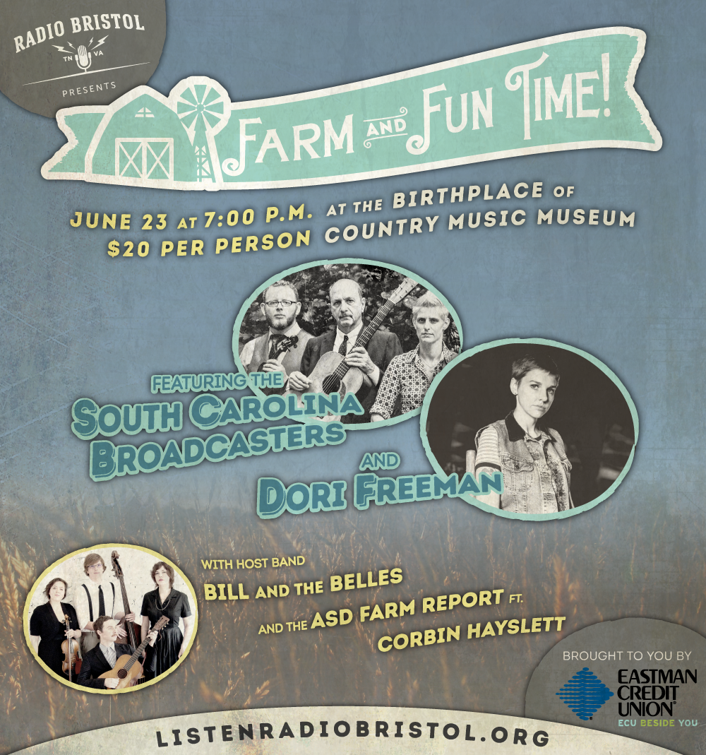 Radio Bristol Presents: Farm & Fun Time w/South Carolina Broadcasters, Dori Freeman