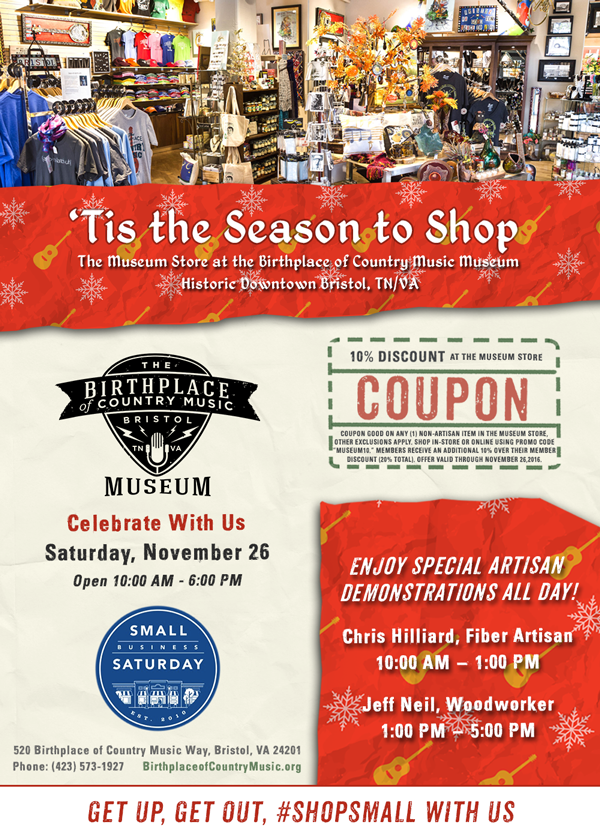 Shop Small Business Saturday at The Museum Store and SAVE!