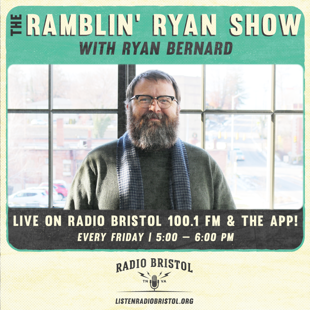 Radio Bristol’s Ramblin’ Ryan Show Starts Feb. 25