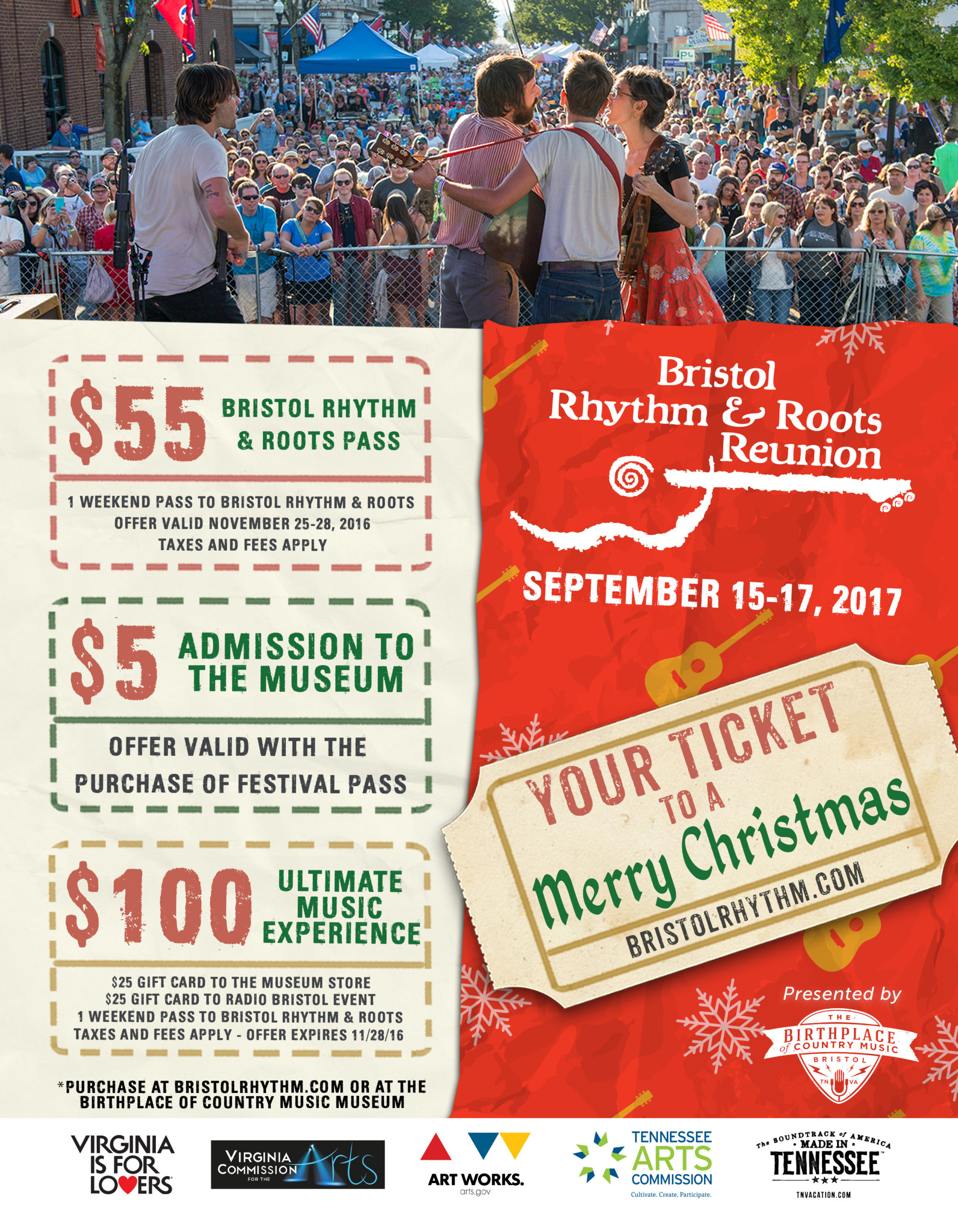 Special Bristol Rhythm & Roots Reunion Savings This Weekend!