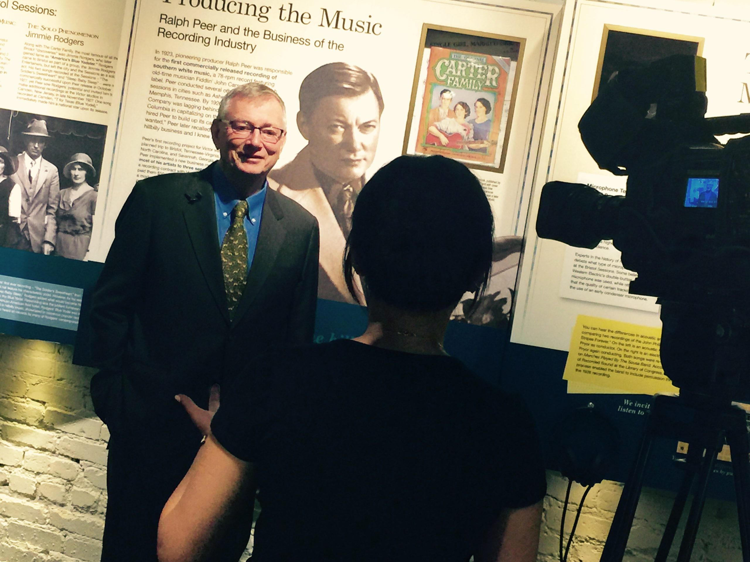 Ralph Peer II Visits The Birthplace of Country Music Museum