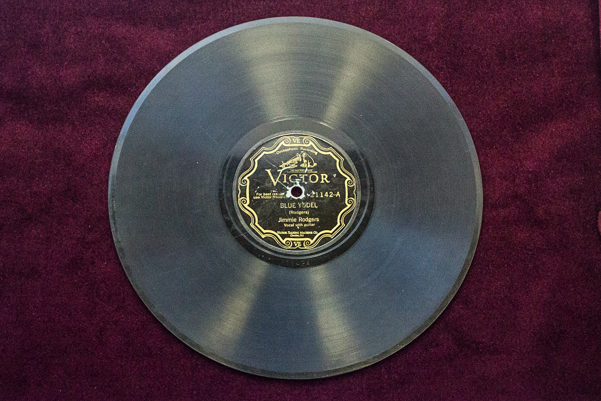 Victor Talking Machine Company record (78) of Jimmy Rodgers' First Yodel