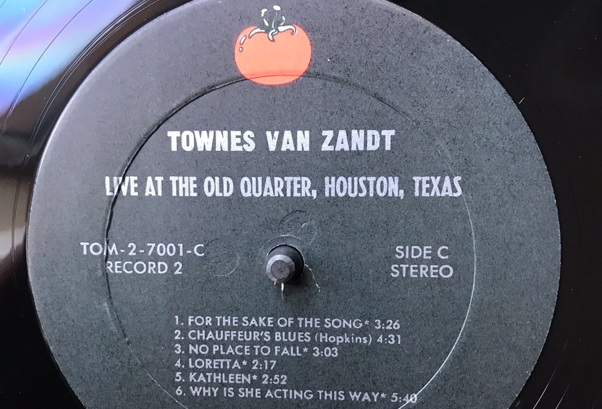 Off the Record: Townes Van Zandt’s Live at The Old Quarter, Houston, Texas