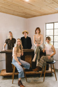 A photo of Molly Tuttle and her band Golden Highway