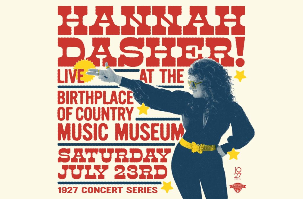 Hannah Dasher Show Print depicting the artist