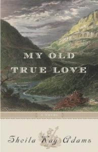 Book cover showing an artistic rendering (painting or colored etching) of a mountain landscape with a river passing through it.