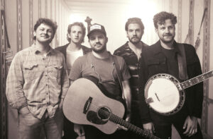 Photo of the five members of the band Boy Named Banjo.
