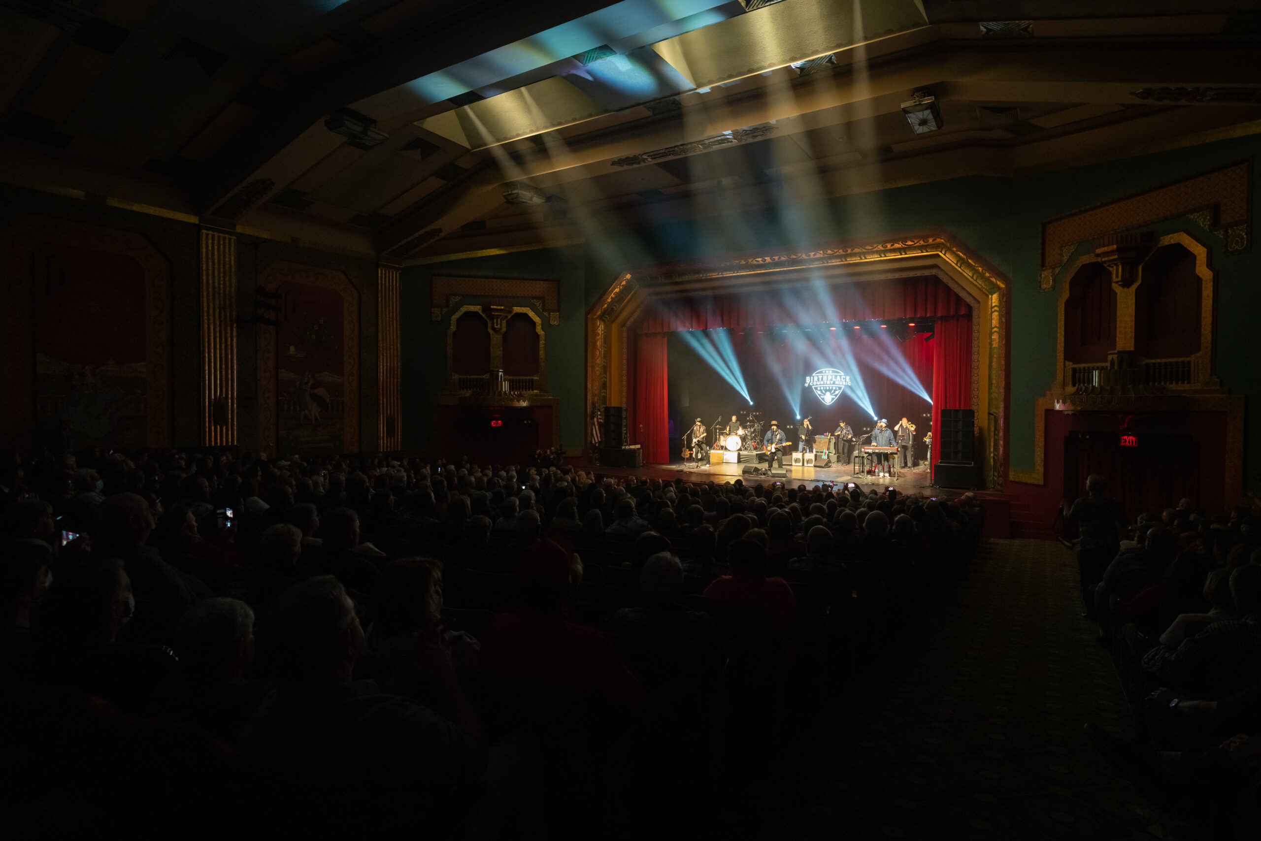 The Mavericks on stage at Paramount Bristol during the Farm and Fun Time variety show, March 2022.