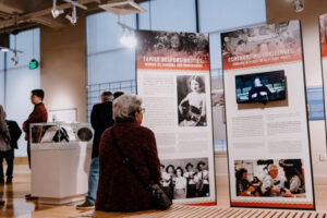 A photo from the gallery of the "I've Endured: Women in Old-Time Music" special exhibit.