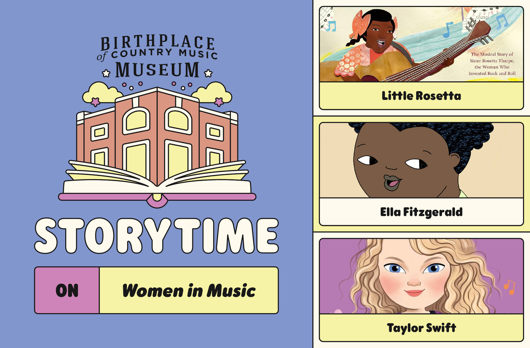 Museum Storytime Women in Music June