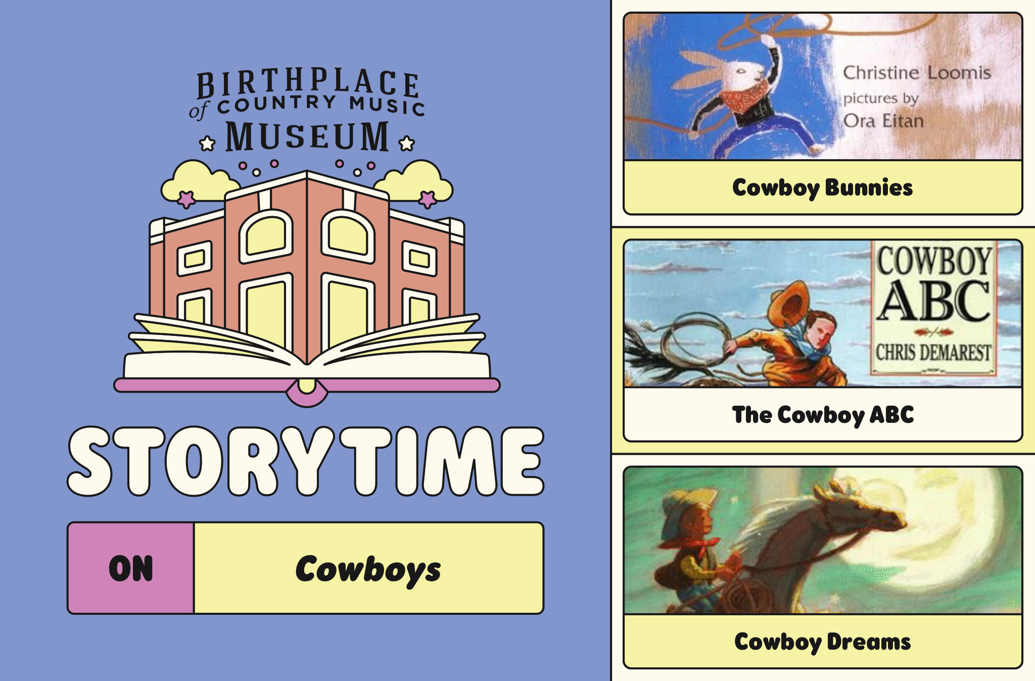 Museum Storytime – Cowboys