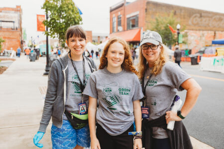 Green Team at Bristol Rhythm & Roots Reunion sponsors Plogging